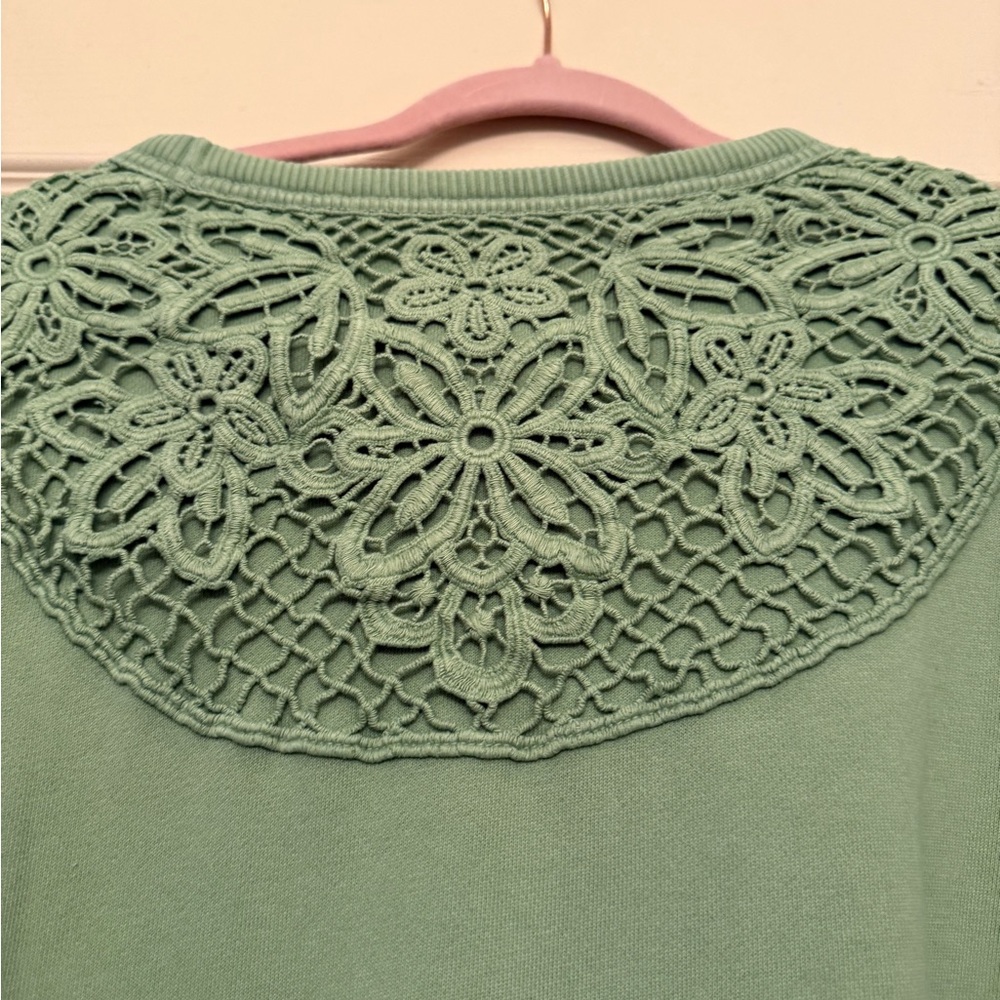 Aerie Olive Knit Pullover - Picture 5 of 8